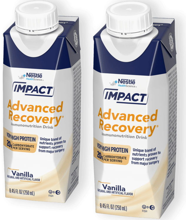 Ask your doctor if IMPACT Advanced Recovery® Drink can help support your surgery recovery